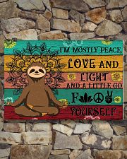 I'M MOSTLY PEACE LOVE AND LIGHT 24x16 Poster poster-landscape-24x16-lifestyle-17