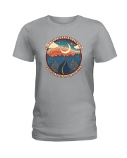 ON A DARK DESERT HIGHWAY Ladies T-Shirt thumbnail
