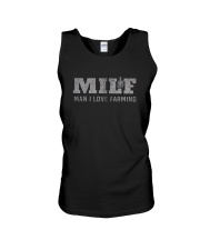 MAN I LOVE FARMING Unisex Tank tile