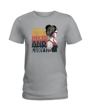 NERDY DIRTY INKED AND CURVY Ladies T-Shirt tile