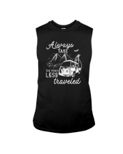 ALWAYS TAKE THE ROAD LESS TRAVELED Sleeveless Tee thumbnail
