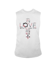 BLESSED BY GOD SPOILED BY MY HUSBAND Sleeveless Tee tile