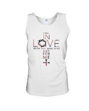 BLESSED BY GOD SPOILED BY MY HUSBAND Unisex Tank tile