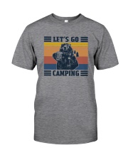 LET'S GO CAMPING BEAR BEER Classic T-Shirt front