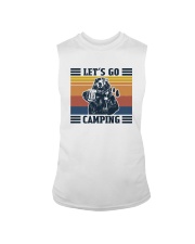 LET'S GO CAMPING BEAR BEER Sleeveless Tee tile