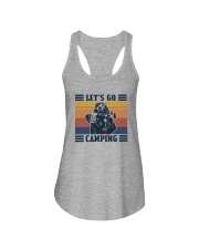 LET'S GO CAMPING BEAR BEER Ladies Flowy Tank tile