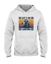 LET'S GO CAMPING BEAR BEER Hooded Sweatshirt tile