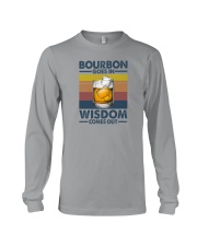 BOURBON GOES IN WISDOM COMES OUT Long Sleeve Tee thumbnail
