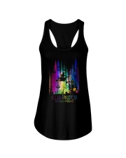 HELLO DARKNESS MY OLD FRIEND Ladies Flowy Tank tile