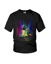 HELLO DARKNESS MY OLD FRIEND Youth T-Shirt tile