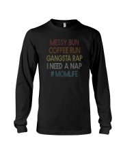 MESSY BUN COFFEE RUN MOMLIFE Long Sleeve Tee thumbnail