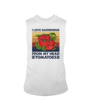 I LOVE GARDENING FROM MY HEAD TOMATOES Sleeveless Tee tile
