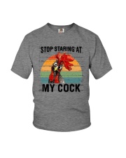 STOP STARING AT MY COCK Youth T-Shirt tile