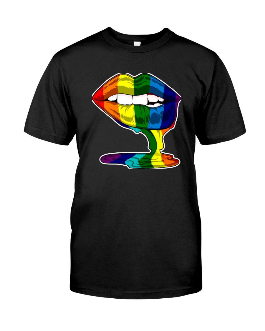 LGBT RAINBOW LIP PRIDE Classic T-Shirt