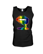 LGBT RAINBOW LIP PRIDE Unisex Tank thumbnail