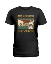BEST HUSKY MOM EVER s Ladies T-Shirt thumbnail