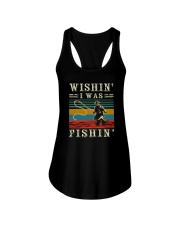WISHIN' I WAS FISHIN' Ladies Flowy Tank thumbnail