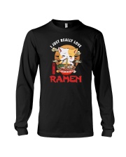 I JUST REALLY LOVE RAMEN CAT Long Sleeve Tee tile