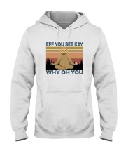 EFFYOU SEE KAY SLOTH Hooded Sweatshirt thumbnail