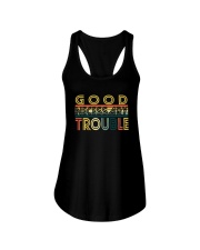 GOOD NECESSARY TROUBLE Ladies Flowy Tank tile