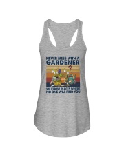 NEVER MESS WITH A GARDENER Ladies Flowy Tank thumbnail
