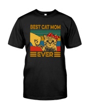 BEST CAT MOM EVER Classic T-Shirt front