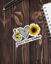 PEACE LOVE SUNSHINE Sticker - Single (Vertical) aos-sticker-single-vertical-lifestyle-front-05