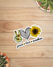 PEACE LOVE SUNSHINE Sticker - Single (Vertical) aos-sticker-single-vertical-lifestyle-front-07