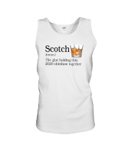 SCOTCH THE GLUE HOLDING THIS 2020 Unisex Tank thumbnail
