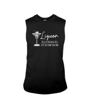 LIQUOR THE GLUE HOLDING THIS 2020 Sleeveless Tee thumbnail