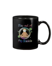 STAY OUT OF MY BUBBLE Sloth Mug thumbnail