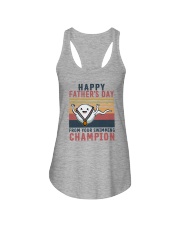 HAPPY FATHER'S DAY FROM YOUR SWIMMING CHAMPION Ladies Flowy Tank thumbnail