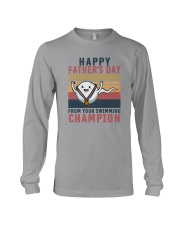 HAPPY FATHER'S DAY FROM YOUR SWIMMING CHAMPION Long Sleeve Tee thumbnail