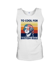 TOO COOL FOR BRITISH RULE Unisex Tank tile