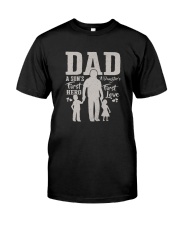 DAD HERO LOVE Classic T-Shirt front
