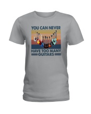 YOU CAN NEVER HAVE TOO MANY GUITARS Ladies T-Shirt tile