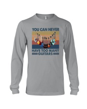 YOU CAN NEVER HAVE TOO MANY GUITARS Long Sleeve Tee tile
