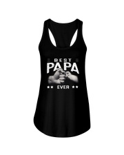 BEST PAPA EVER Ladies Flowy Tank thumbnail