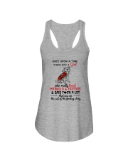 A GIRL LOVED PITBULLS AND TATTOOS Ladies Flowy Tank thumbnail