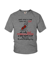 A GIRL LOVED PITBULLS AND TATTOOS Youth T-Shirt thumbnail