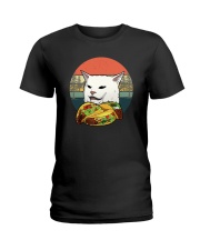 CAT MEME TACOS Ladies T-Shirt thumbnail