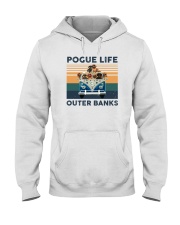 POGUE LIFE OUTER BANKS DACHSHUNDS Hooded Sweatshirt tile
