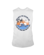 AND INTO THE OCEAN I GO FIND MY SOUL Sleeveless Tee tile