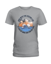 AND INTO THE OCEAN I GO FIND MY SOUL Ladies T-Shirt tile