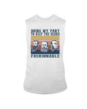 DOING MY PART TO KEEP THE BEARD FASHIONABLE Sleeveless Tee tile