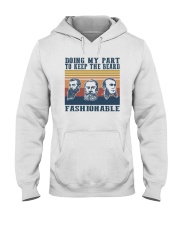 DOING MY PART TO KEEP THE BEARD FASHIONABLE Hooded Sweatshirt tile