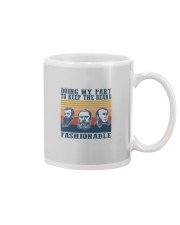 DOING MY PART TO KEEP THE BEARD FASHIONABLE Mug tile