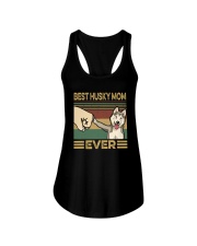BEST HUSKY MOM EVER Ladies Flowy Tank thumbnail