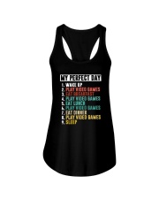 MY PERFECT DAY GAME Ladies Flowy Tank thumbnail
