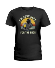 I'M JUST HERE FOR THE BOOS vt Ladies T-Shirt tile